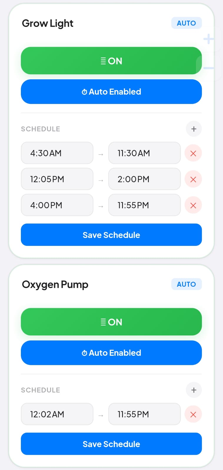 SmartGrow App — Garden Conditions